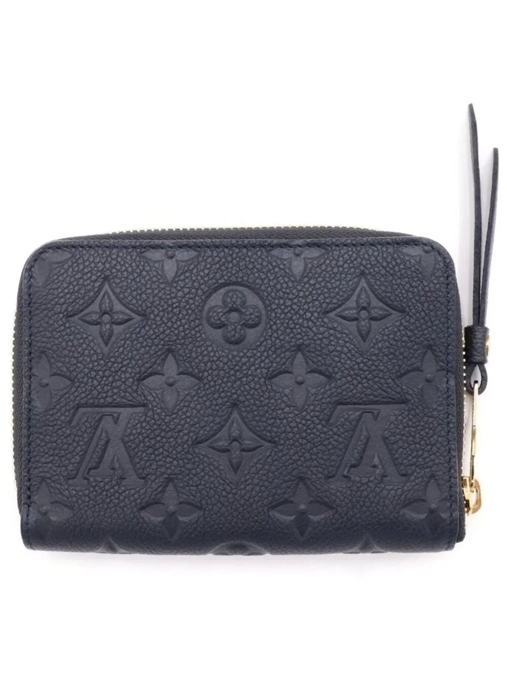 Louis Vuitton Monogram Empreinte Portefeuille Cles Compact Leather Zip Around